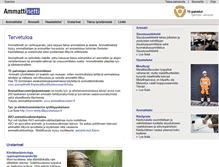 Tablet Screenshot of ammattinetti.fi